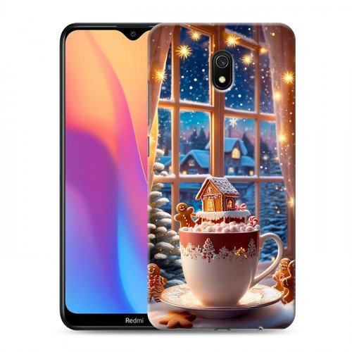 Дизайнерский пластиковый чехол для Xiaomi RedMi 8A Новый год