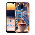 Дизайнерский силиконовый чехол для Nokia 2.3 Новый год