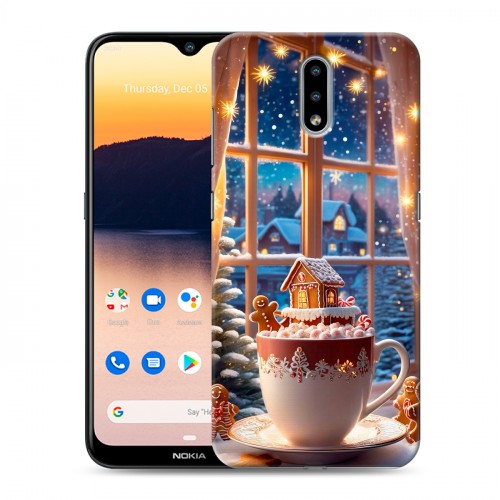 Дизайнерский силиконовый чехол для Nokia 2.3 Новый год