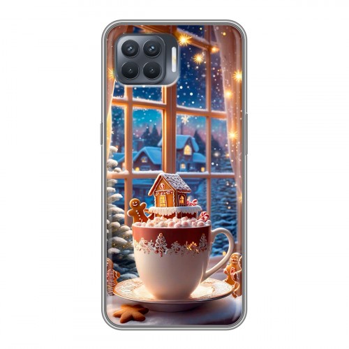 Дизайнерский силиконовый чехол для OPPO Reno4 Lite Новый год