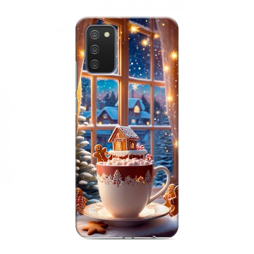 Дизайнерский пластиковый чехол для Samsung Galaxy A02s Новый год