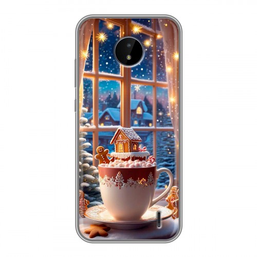 Дизайнерский силиконовый чехол для Nokia C20 Новый год