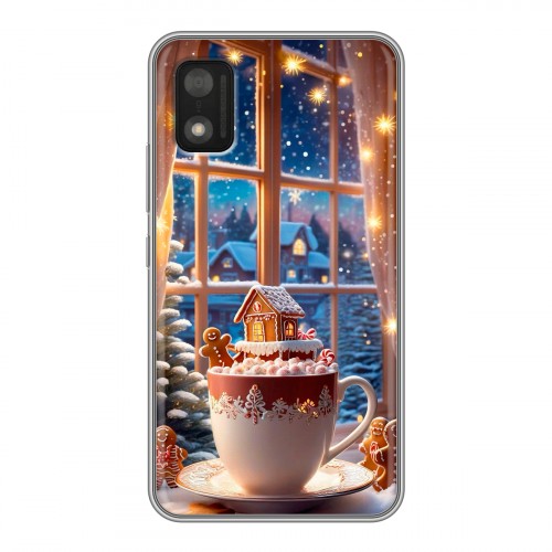 Дизайнерский силиконовый чехол для Itel A17 Новый год