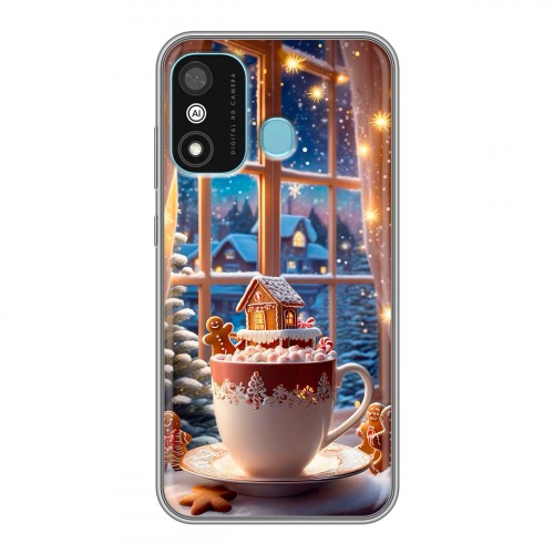 Дизайнерский силиконовый чехол для Itel A27 Новый год