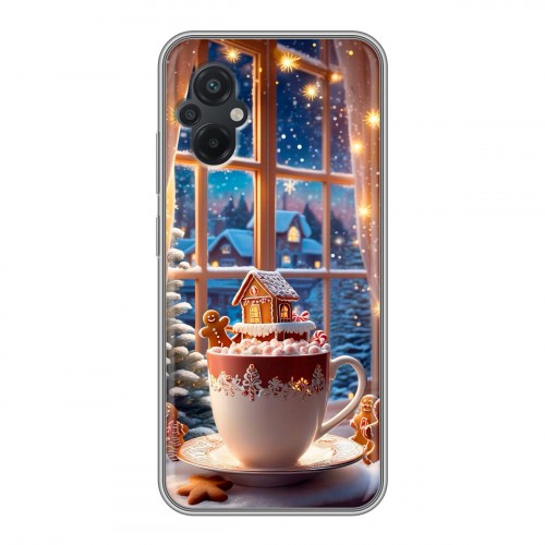 Дизайнерский силиконовый чехол для Xiaomi Poco M5 Новый год