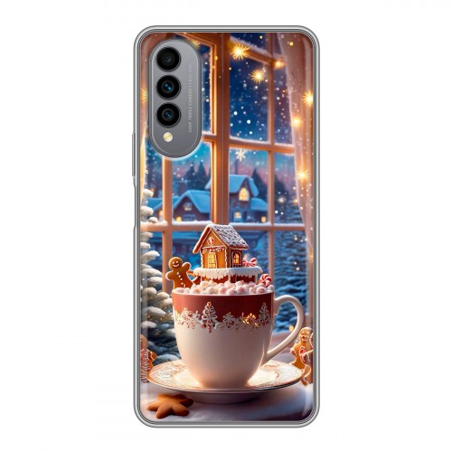 Дизайнерский силиконовый чехол для Wiko T50 Новый год