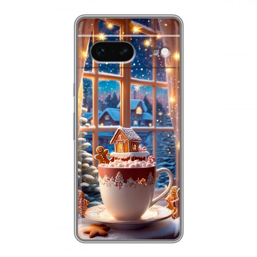 Дизайнерский силиконовый чехол для Google Pixel 7 Новый год