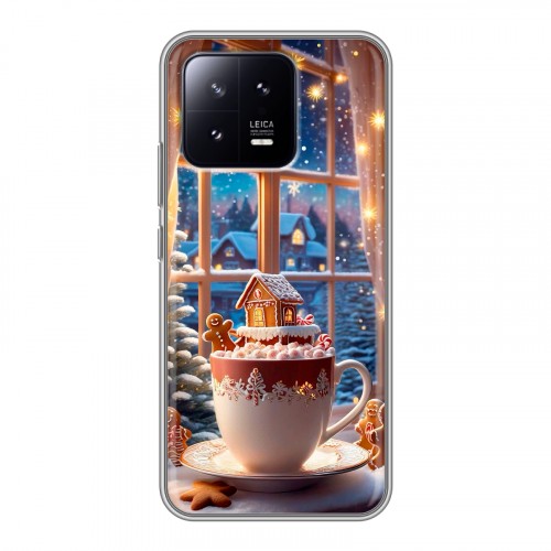 Дизайнерский силиконовый чехол для Xiaomi 13 Новый год