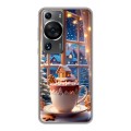 Дизайнерский силиконовый чехол для Huawei P60 Новый год