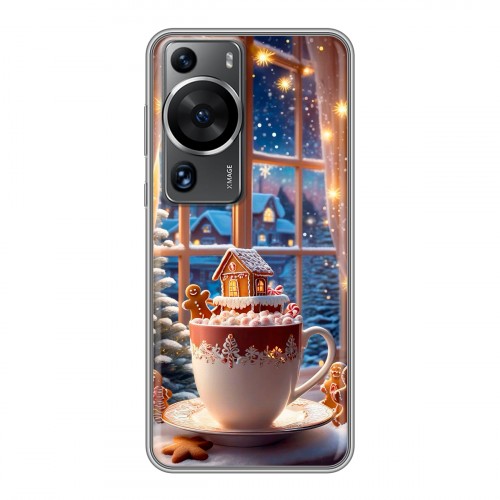 Дизайнерский силиконовый чехол для Huawei P60 Новый год