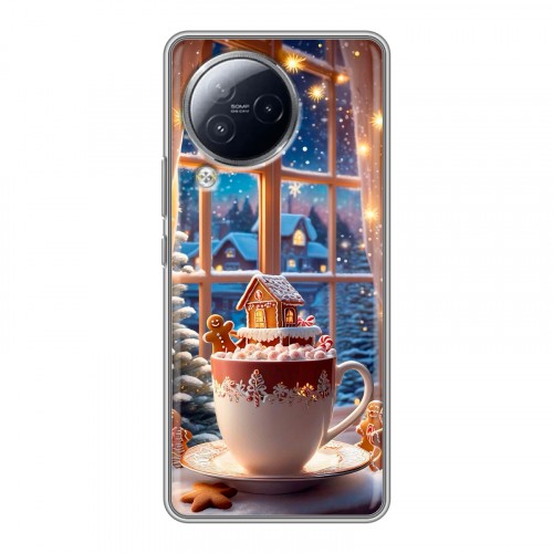 Дизайнерский силиконовый чехол для Xiaomi Civi 3 Новый год