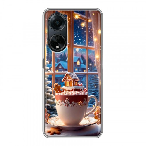 Дизайнерский силиконовый чехол для OPPO A98 Новый год