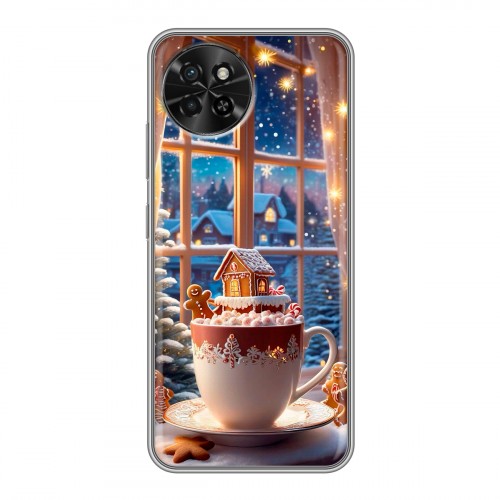Дизайнерский силиконовый чехол для Itel S23 Новый год