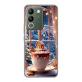 Дизайнерский силиконовый чехол для Vivo V29e Новый год