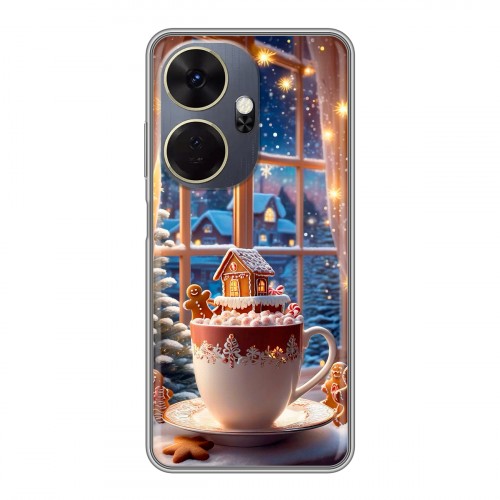 Дизайнерский силиконовый чехол для Itel P55 Plus Новый год