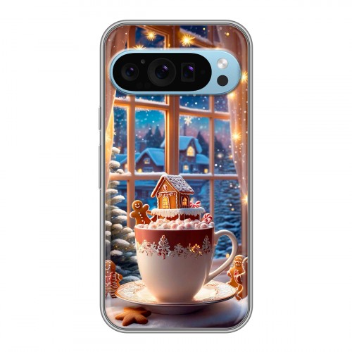 Дизайнерский силиконовый чехол для Google Pixel 9 Новый год