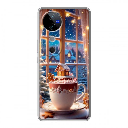 Дизайнерский силиконовый чехол для Vivo V40 5G Новый год