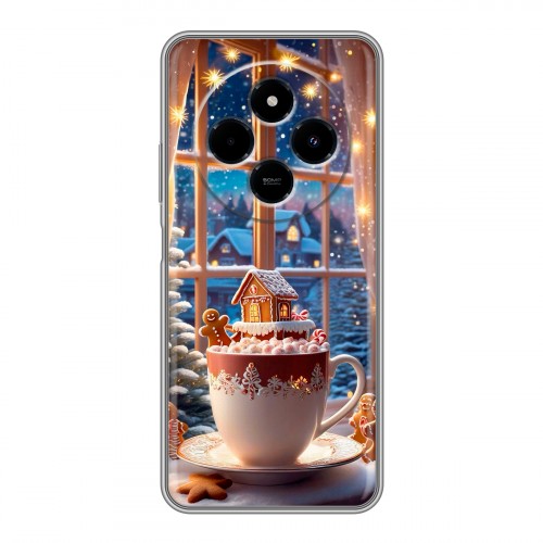 Дизайнерский силиконовый чехол для Xiaomi RedMi 14C Новый год