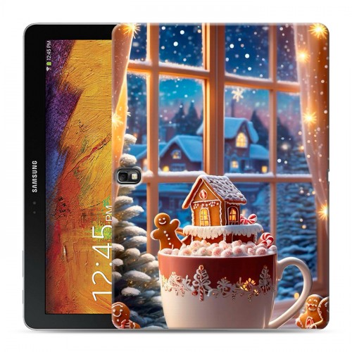 Дизайнерский силиконовый чехол для Samsung Galaxy Note 10.1 2014 editon Новый год