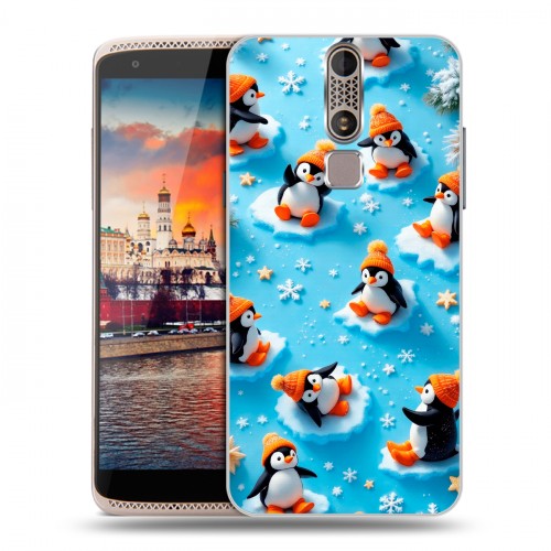 Дизайнерский пластиковый чехол для ZTE Axon Mini Новый год