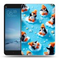 Дизайнерский силиконовый чехол для Xiaomi Mi Pad 2 Новый год