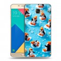 Дизайнерский силиконовый чехол для Samsung Galaxy A9 Новый год