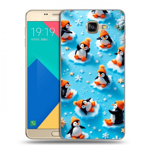 Дизайнерский силиконовый чехол для Samsung Galaxy A9 Новый год