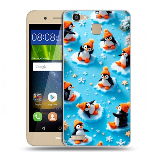 Дизайнерский пластиковый чехол для Huawei GR3 Новый год