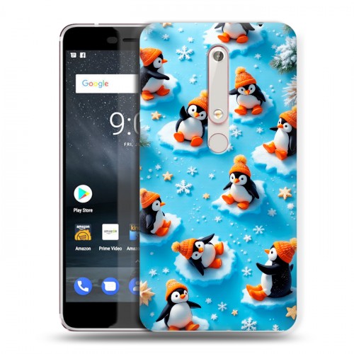 Дизайнерский пластиковый чехол для Nokia 6 (2018) Новый год