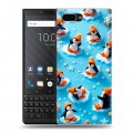 Дизайнерский пластиковый чехол для BlackBerry KEY2 Новый год
