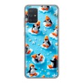 Дизайнерский силиконовый чехол для Samsung Galaxy A71 Новый год
