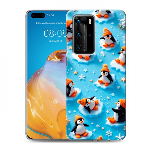 Дизайнерский пластиковый чехол для Huawei P40 Pro Новый год