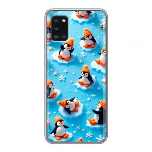 Дизайнерский силиконовый чехол для Samsung Galaxy A31 Новый год