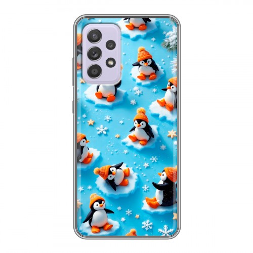 Дизайнерский силиконовый чехол для Samsung Galaxy A52 Новый год