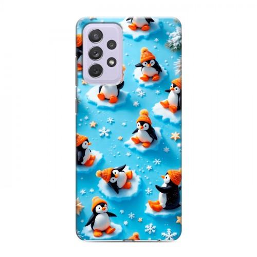 Дизайнерский пластиковый чехол для Samsung Galaxy A72 Новый год