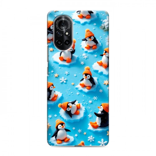 Дизайнерский силиконовый чехол для Huawei Nova 8 Новый год