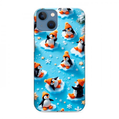 Дизайнерский силиконовый чехол для Iphone 13 Новый год