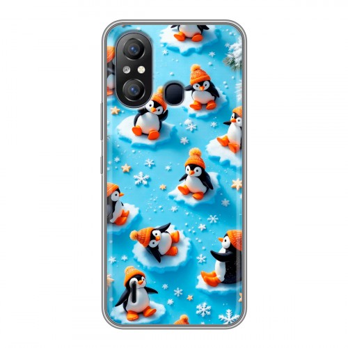 Дизайнерский силиконовый чехол для Itel A49 Новый год