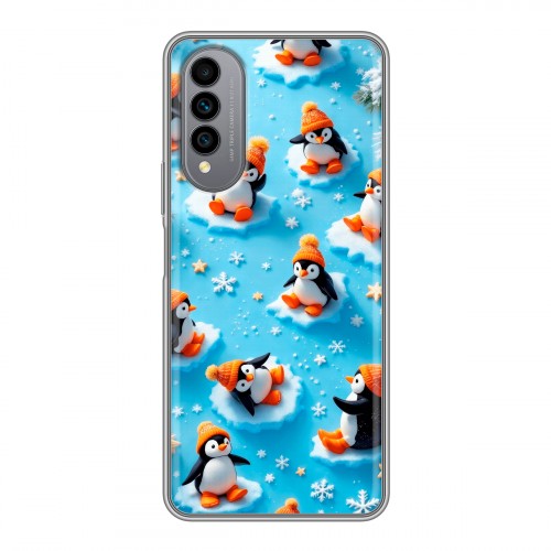 Дизайнерский силиконовый чехол для Wiko T50 Новый год