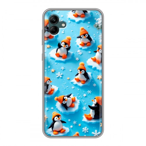 Дизайнерский силиконовый чехол для Samsung Galaxy A04 Новый год