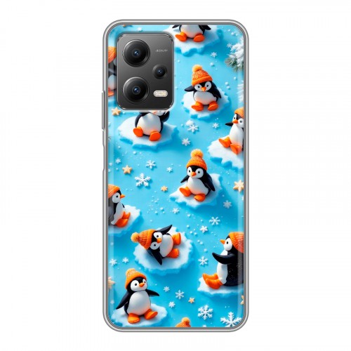 Дизайнерский силиконовый чехол для Xiaomi Poco X5 Новый год