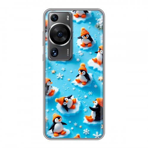 Дизайнерский силиконовый чехол для Huawei P60 Новый год