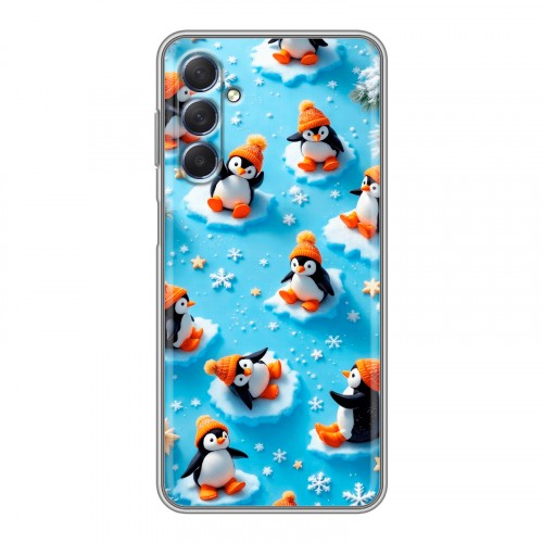 Дизайнерский силиконовый чехол для Samsung Galaxy M54 Новый год