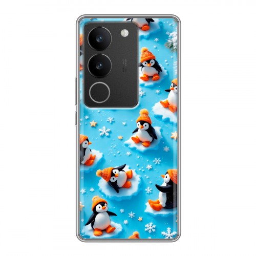 Дизайнерский силиконовый чехол для Vivo S17 Новый год