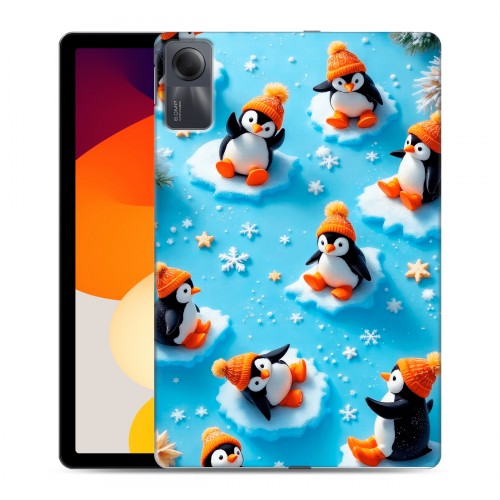 Дизайнерский силиконовый чехол для Xiaomi RedMi Pad SE Новый год
