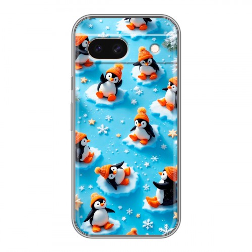 Дизайнерский силиконовый чехол для Google Pixel 8a Новый год