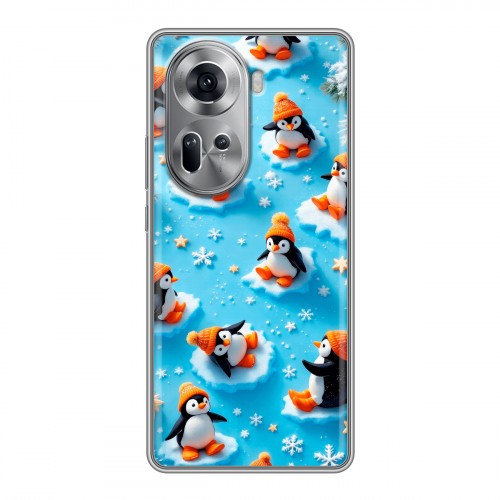 Дизайнерский силиконовый чехол для OPPO Reno 11 Новый год