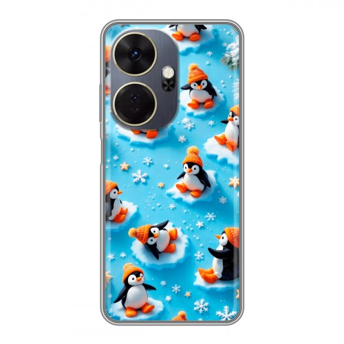 Дизайнерский силиконовый чехол для Itel P55 Plus Новый год