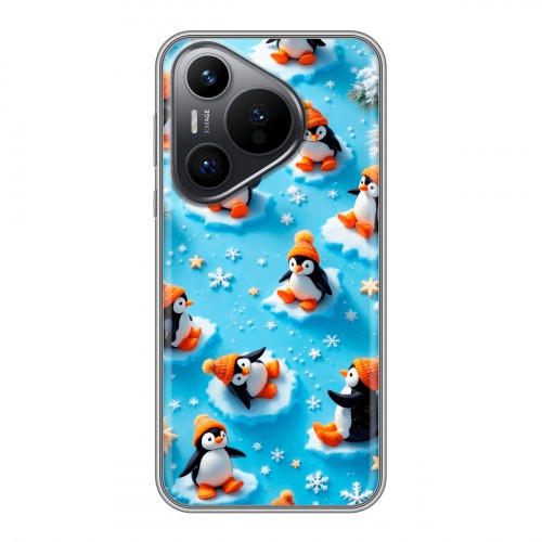 Дизайнерский силиконовый чехол для Huawei Pura 70 Новый год