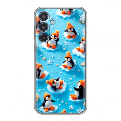 Дизайнерский силиконовый чехол для Samsung Galaxy M35 Новый год